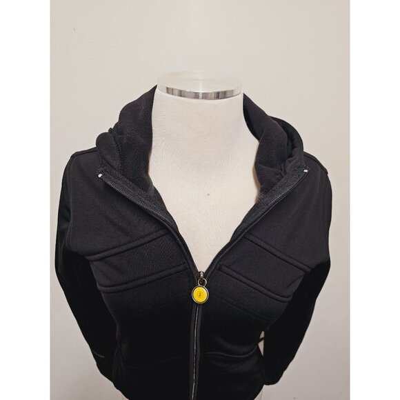 Burton Jacket Womens Black Small Soft Shell Hooded Zip Up - Picture 6 of 7